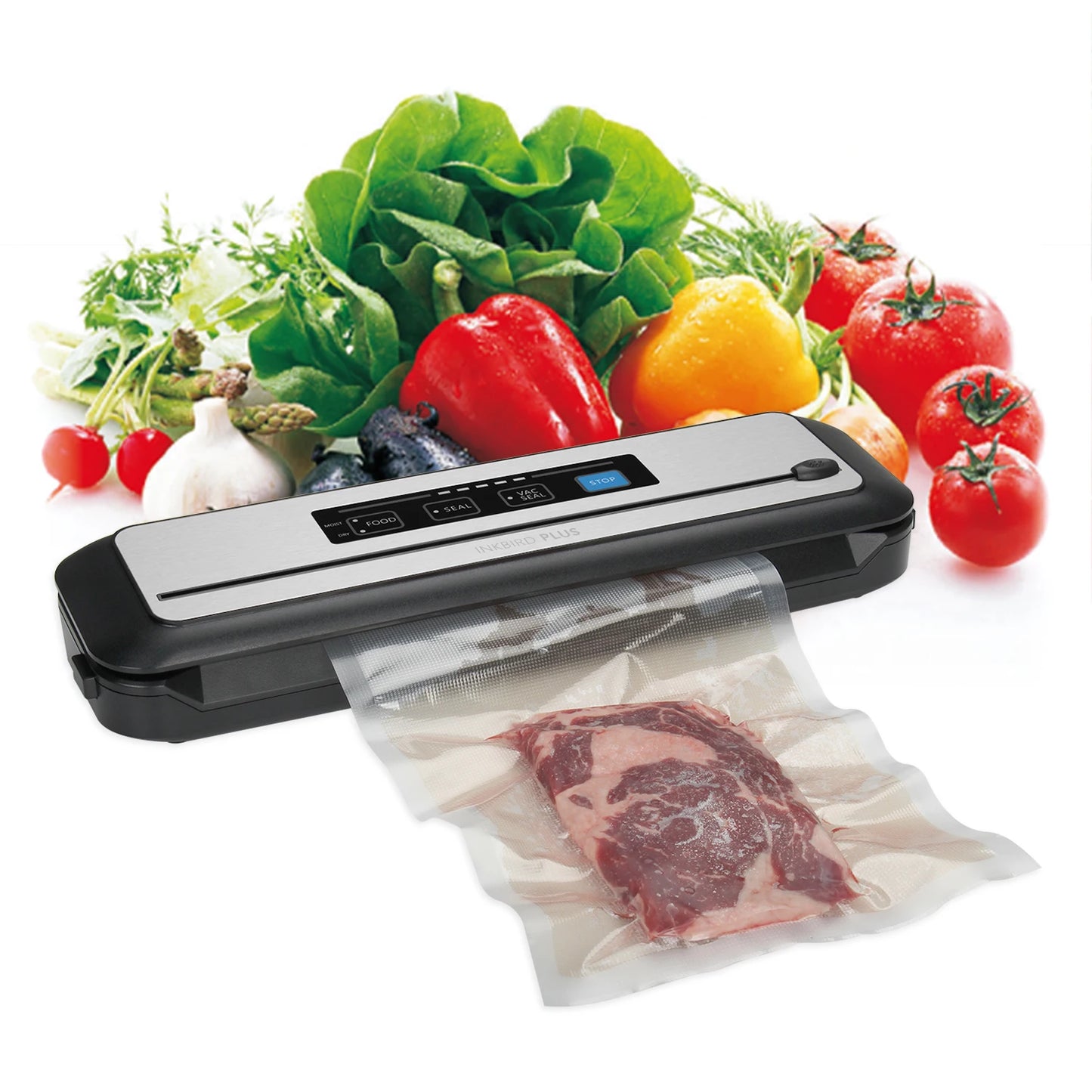 INKBIRD Healthy Lifestyle Recommended!Sous Vide Wi-Fi ISV-200W Slow Cooker 1000W Immersion Circulator+Vacuum Sealer Sealing Tool