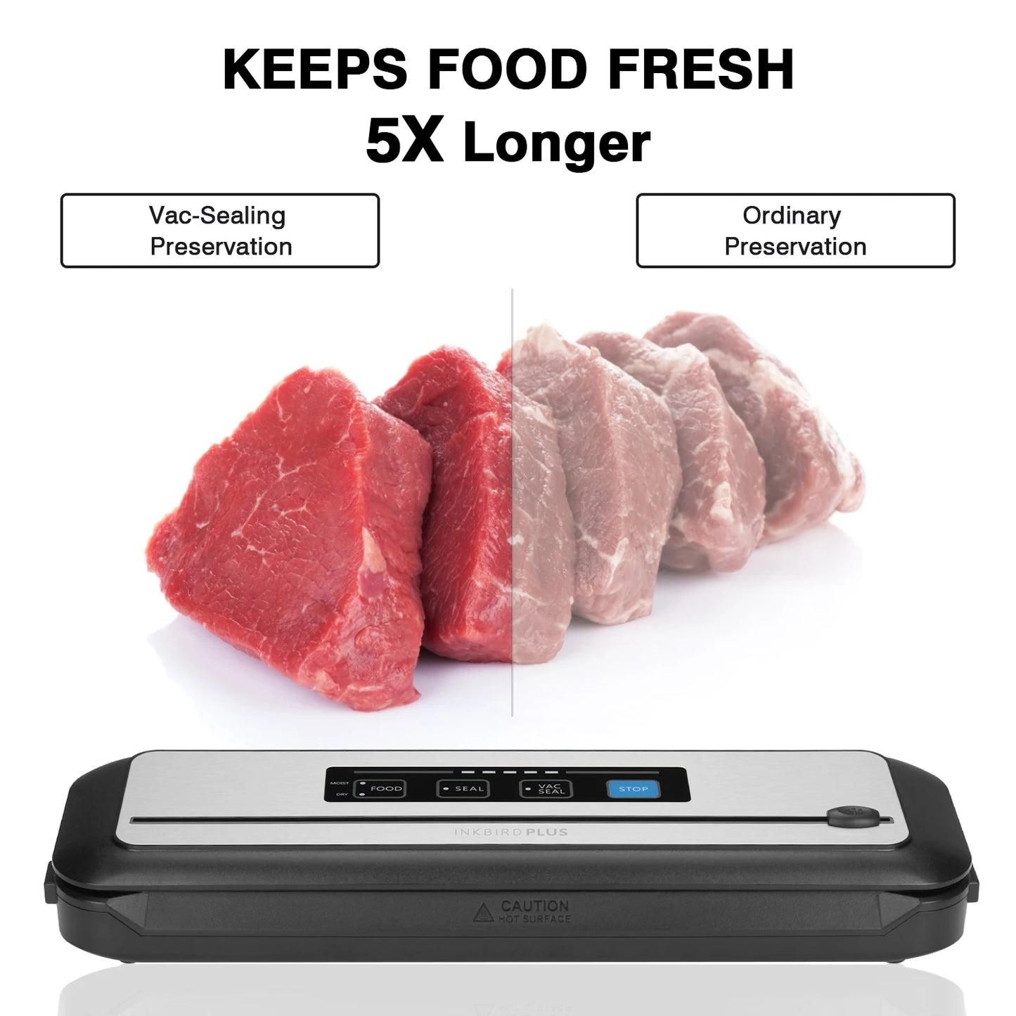 INKBIRD Healthy Lifestyle Recommended!Sous Vide Wi-Fi ISV-200W Slow Cooker 1000W Immersion Circulator+Vacuum Sealer Sealing Tool