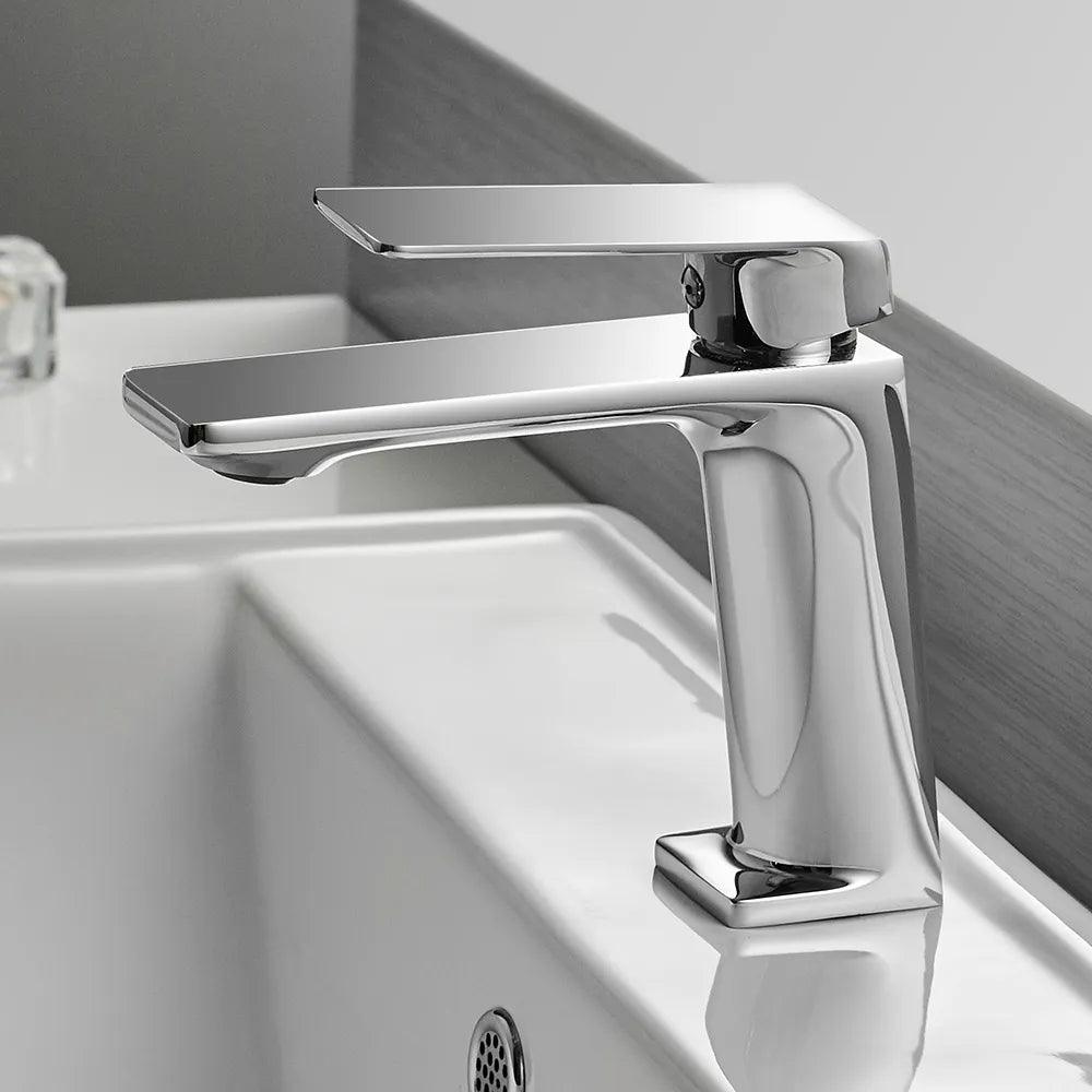 Basin Faucet Brushed Nickel Torneiras Bathroom Sink Faucet Single Handle Hole Faucet Basin Taps Hot Cold Mixer Tap Crane 9922 - DDD.MARKET