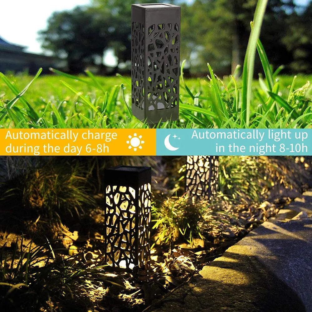 Warm/Cool White LED Solar Garden Light Lawn Light Lamp Post Light Waterproof Solar Light Garden Road Decoration Floor Light - DDD.MARKET