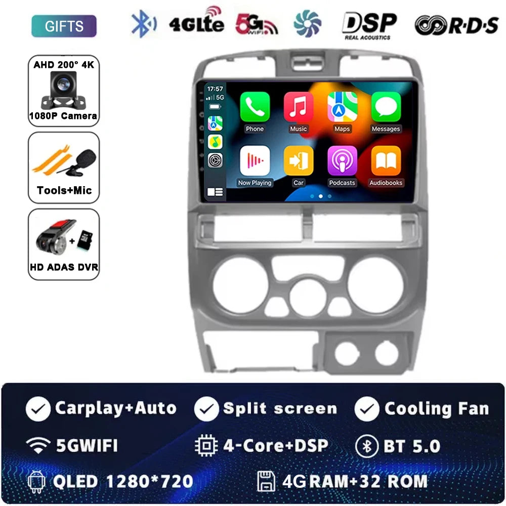 Android 14 Carplay Auto Car Radio For Isuzu D-Max DMAX 2007 2008 2009 2010 2011 GPS Navigation Multimedia Player 2Din DVD Stereo