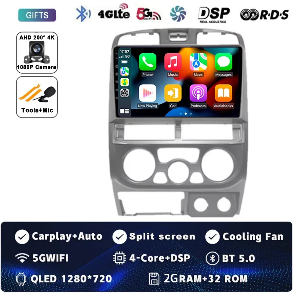 Android 14 Carplay Auto Car Radio For Isuzu D-Max DMAX 2007 2008 2009 2010 2011 GPS Navigation Multimedia Player 2Din DVD Stereo