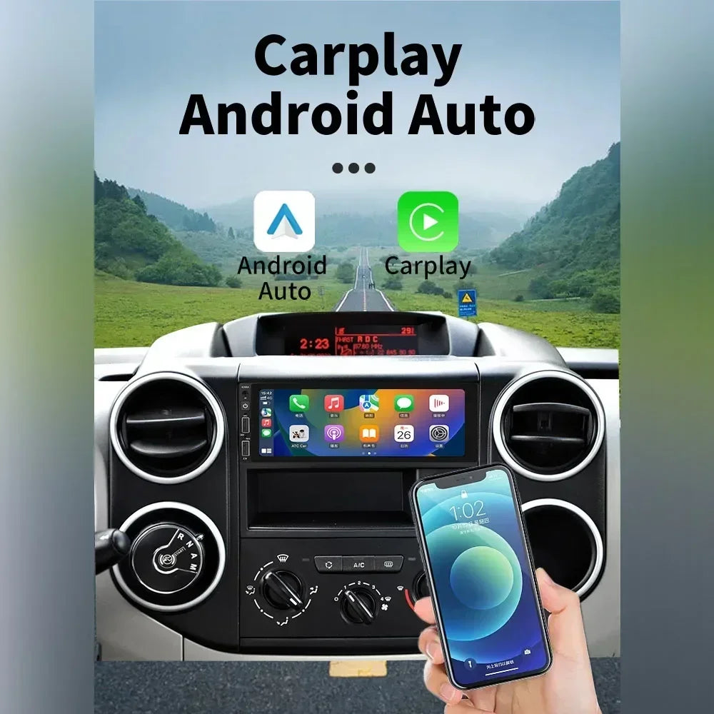 Android Radio for Opel Vauxhall Astra F MK3 1991-1998 Car Multimedia 6.9" Android Auto Stereo 1 Din Head Unit Carplay Autoradio