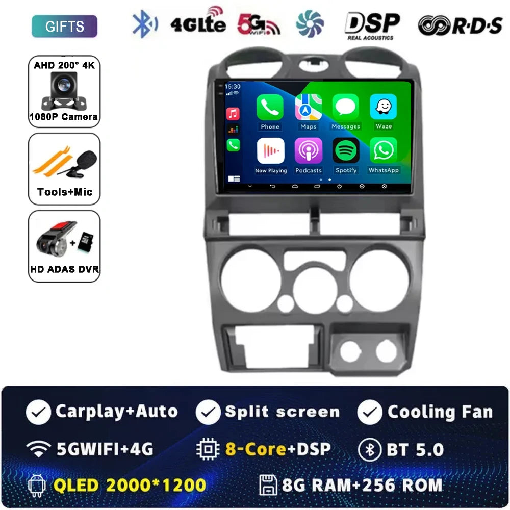 Android 14 Carplay Auto Car Radio For Isuzu D-Max DMAX 2007 2008 2009 2010 2011 GPS Navigation Multimedia Player 2Din DVD Stereo