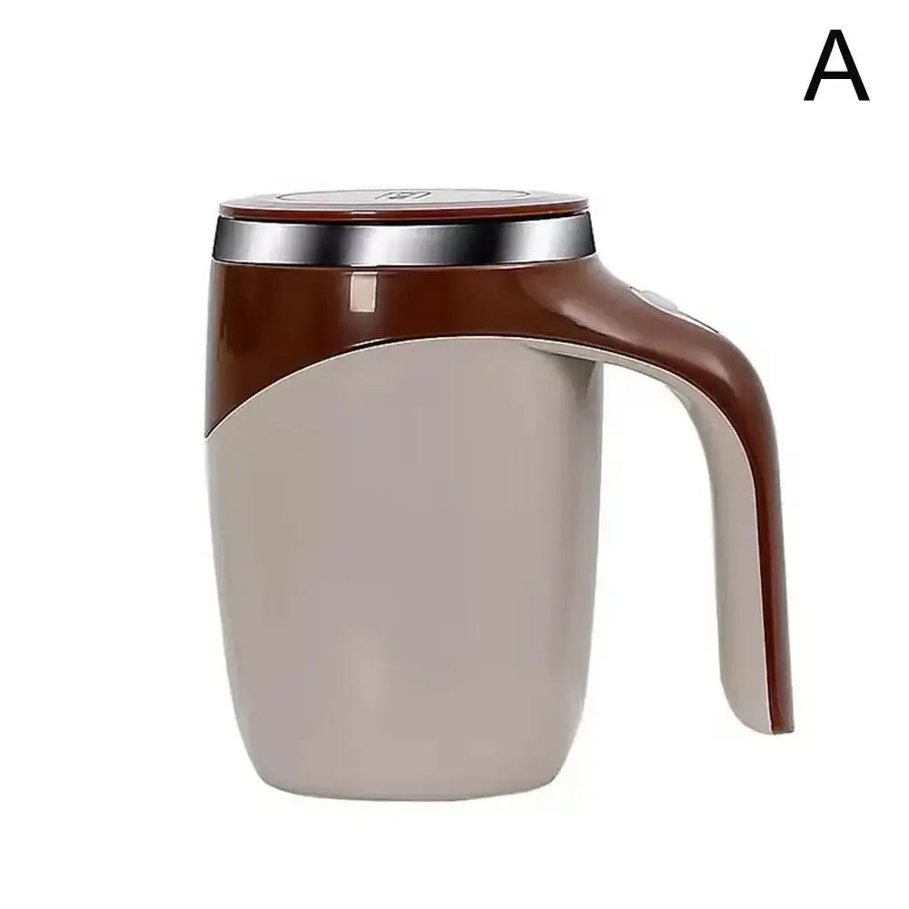 300ml Coffee Stirring Cup Lazy Stainless Steel Automatic Cup Advanced Cup Drinking Cup Milk Electric Rotating Magnetic Stir M6r5