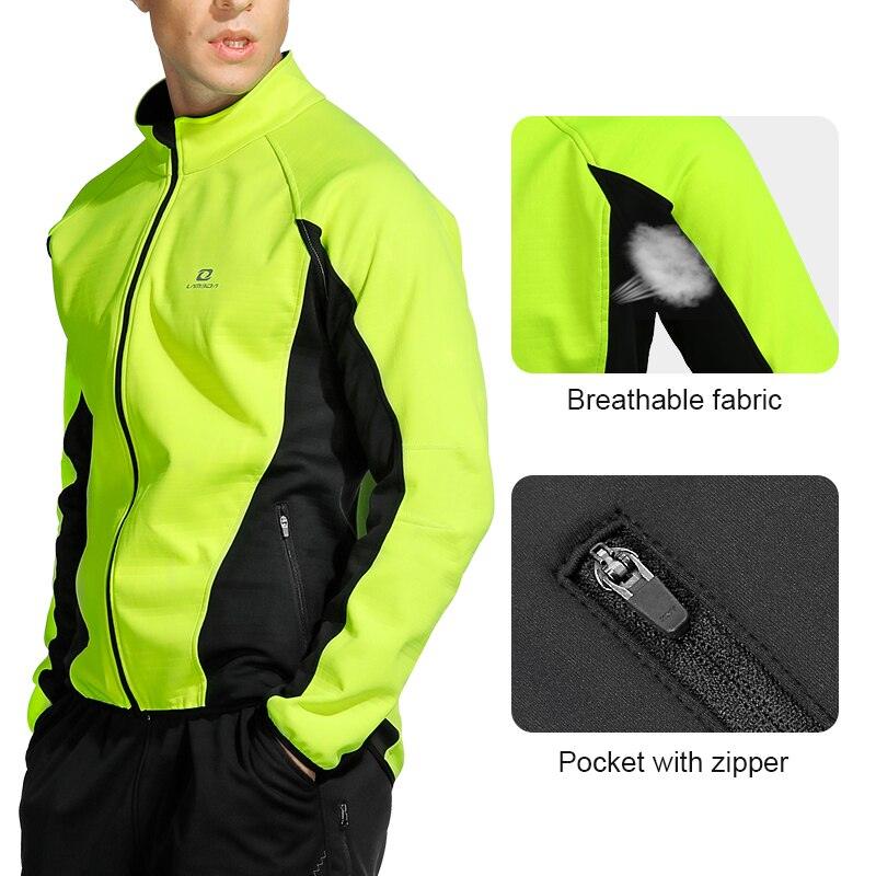 Winter Thermal Cycling Jacket Winter Warm Up Bicycle Clothes Windproof Waterproof Soft Shell Coat Sport MTB Bike Jersey LM8607 - DDD.MARKET