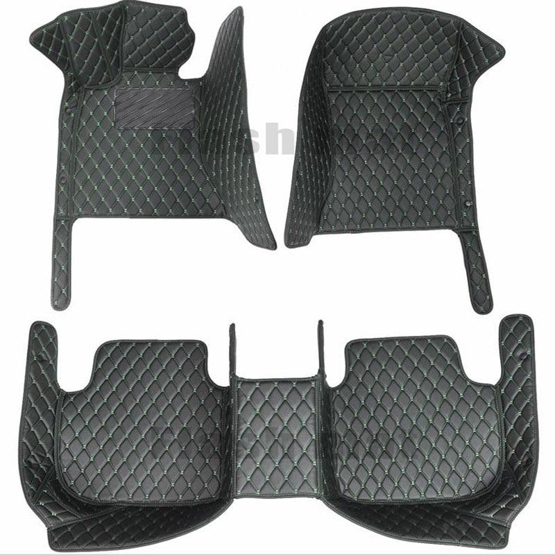 Flash mat leather car floor mats fit 98% car model for Toyota Lada Renault Kia Volkswage Honda BMW BENZ accessories foot mats - DDD.MARKET