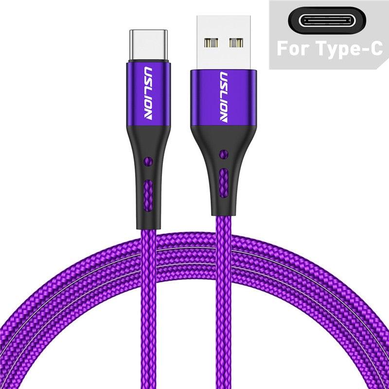 3A USB Type C Cable Wire For Samsung S10 S20 Xiaomi mi 11 Mobile Phone Fast Charging USB C Cable Type-C Charger Micro USB Cables - DDD.MARKET