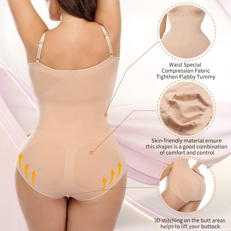 Slimming Bodusuit Full Body shaper Modeling Shapewear Waist Cincher Underbust Bodysuit Slimming Waist Trainer Seamless Shapewear - DDD.MARKET