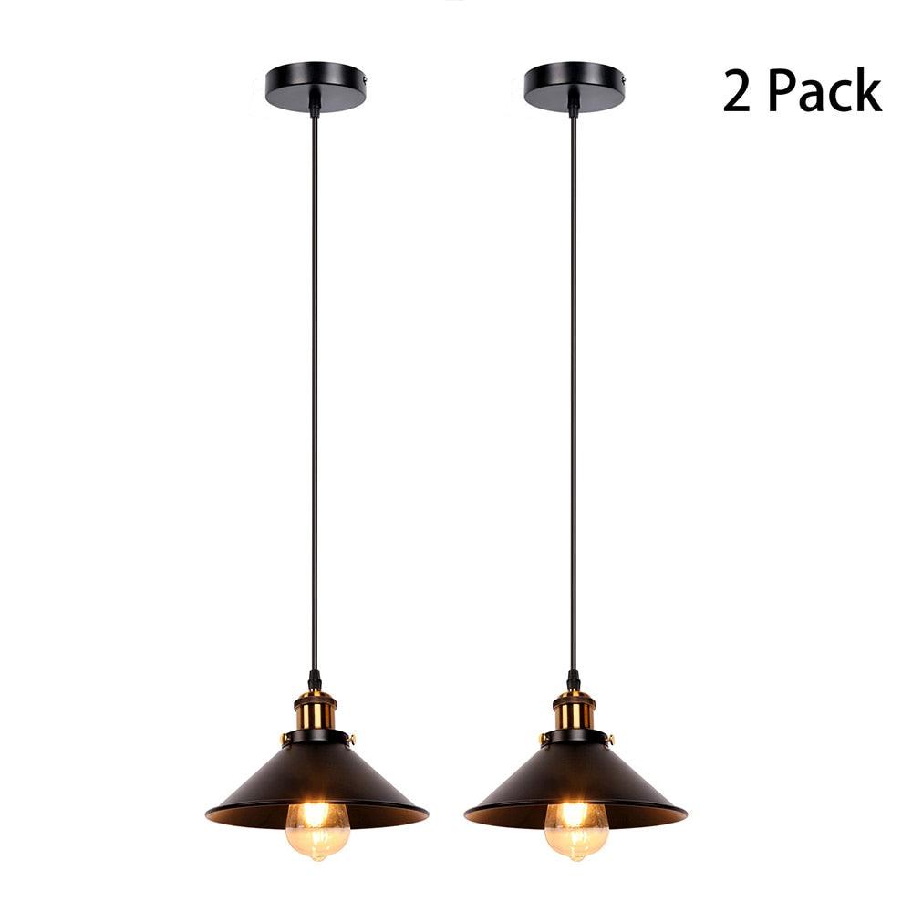 Industrial Retro Iron Interior Decoration LED E27 Pendant Light for Bedroom Kitchen Restaurant Bar Balcony Small Pendant Lamps - DDD.MARKET