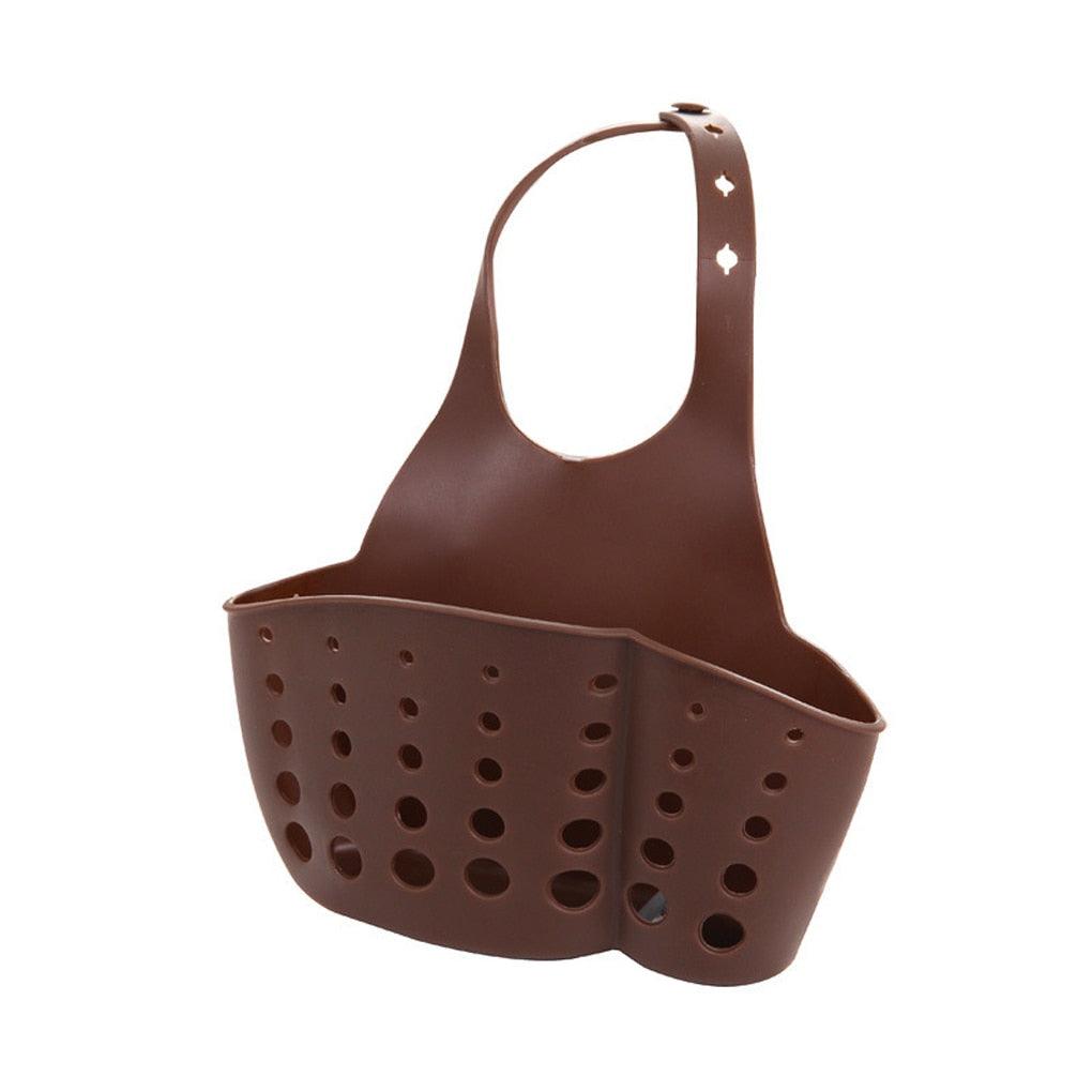 Kitchen Gadgets Portable Basket Home Kitchen Hanging Drain Basket Bag Bath Storage Tools Sink Holder Kitchen Accessory Utensils - DDD.MARKET