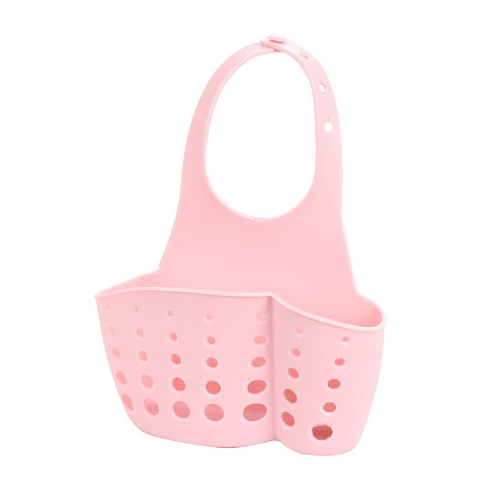 Kitchen Gadgets Portable Basket Home Kitchen Hanging Drain Basket Bag Bath Storage Tools Sink Holder Kitchen Accessory Utensils - DDD.MARKET