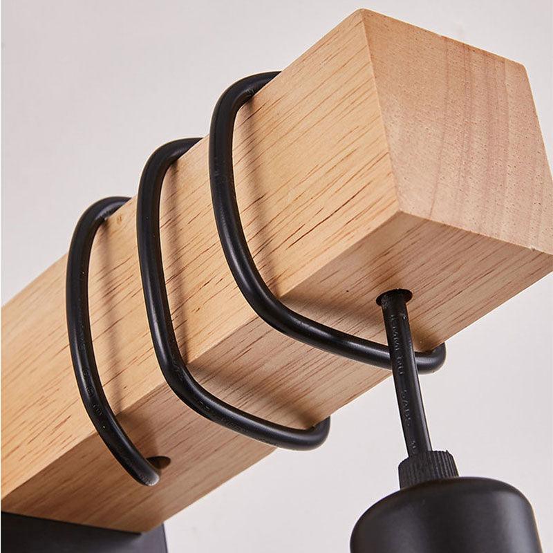 Modern Minimalist Indoor Wall Light Wood Wall Lamp E27 Lamp Home Sconce Lights Lighting Outdoor Decor Stair Light - DDD.MARKET