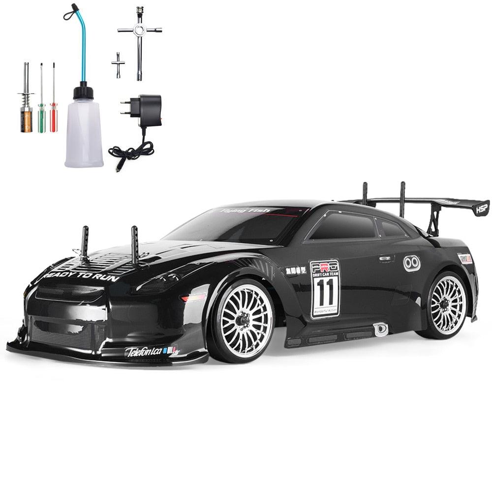 HSP RC Car 4wd 1:10 On Road Racing Two Speed Drift Vehicle Toys 4x4 Nitro Gas Power High Speed Hobby Remote Control Car - DDD.MARKET