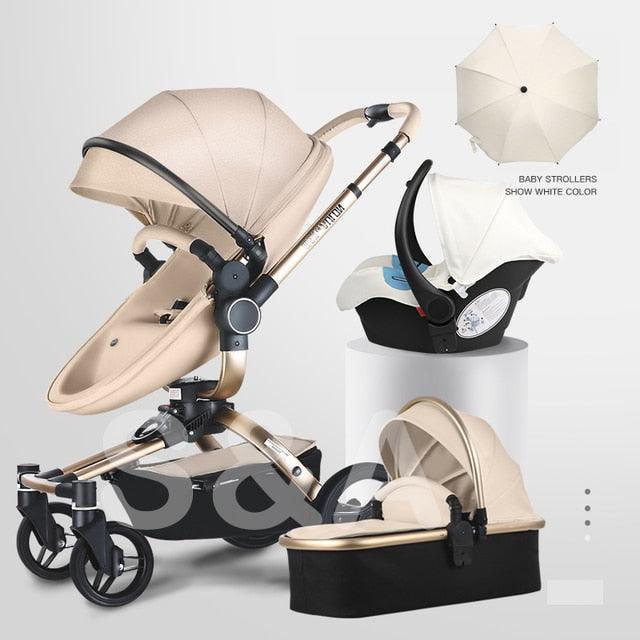 Fast and free shipping 3in1 Aulon baby stroller free return pram new model in 2021 lying and seat 2in1 carriage - DDD.MARKET