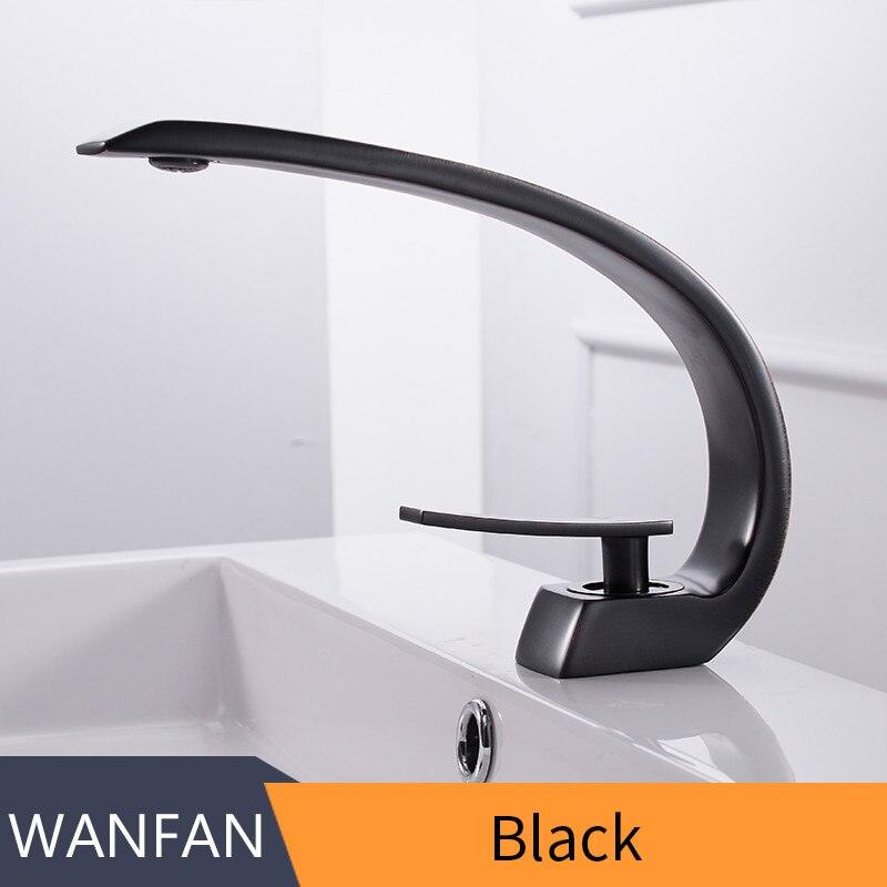 Basin Faucets Modern Bathroom Mixer Tap Brass Washbasin Faucet Single Handle Single Hole Elegant Crane For Bathroom LH-16990 - DDD.MARKET