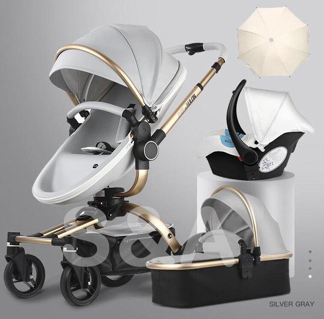 Fast and free shipping 3in1 Aulon baby stroller free return pram new model in 2021 lying and seat 2in1 carriage - DDD.MARKET