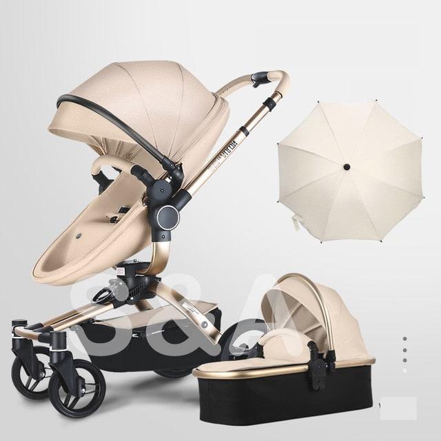 Fast and free shipping 3in1 Aulon baby stroller free return pram new model in 2021 lying and seat 2in1 carriage - DDD.MARKET