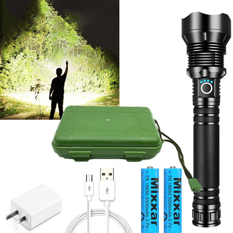 350000cd XPH90 70 50 LED/Powerful/Rechargeable/Tactical/Handled/EDC Flashlight cob Bike/Camping/Underwater/Search/Portable Light - DDD.MARKET