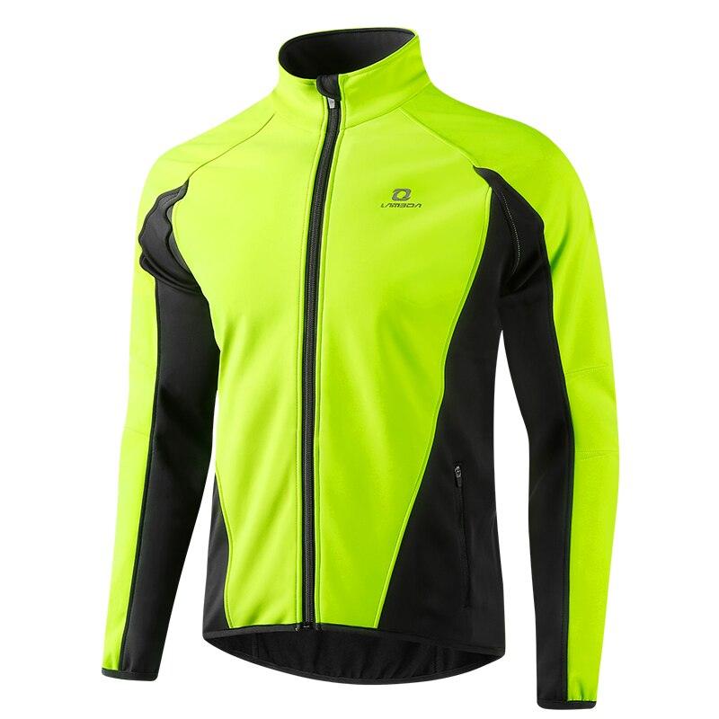 Winter Thermal Cycling Jacket Winter Warm Up Bicycle Clothes Windproof Waterproof Soft Shell Coat Sport MTB Bike Jersey LM8607 - DDD.MARKET