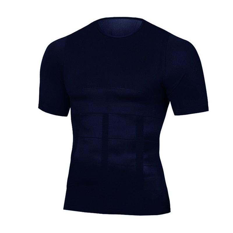 Classix Men Body Toning T-Shirt Slimming Body Shaper Corrective Posture Belly Control Compression Man Modeling Underwear Corset - DDD.MARKET