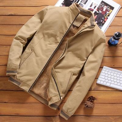 DIMUSI Autumn Mens Bomber Jackets Casual Male Outwear Fleece Thick Warm Windbreaker Jacket Mens Military Baseball Coats Clothing - DDD.MARKET