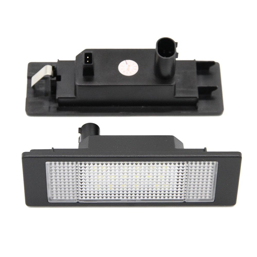 2XCar License Number Plate LED Light for BMW E81 E87 E63 E64 E89 Z4 F20 F21 MINI R55 R60 R61 Fiat Light Source CANBUS Trunk Lamp - DDD.MARKET