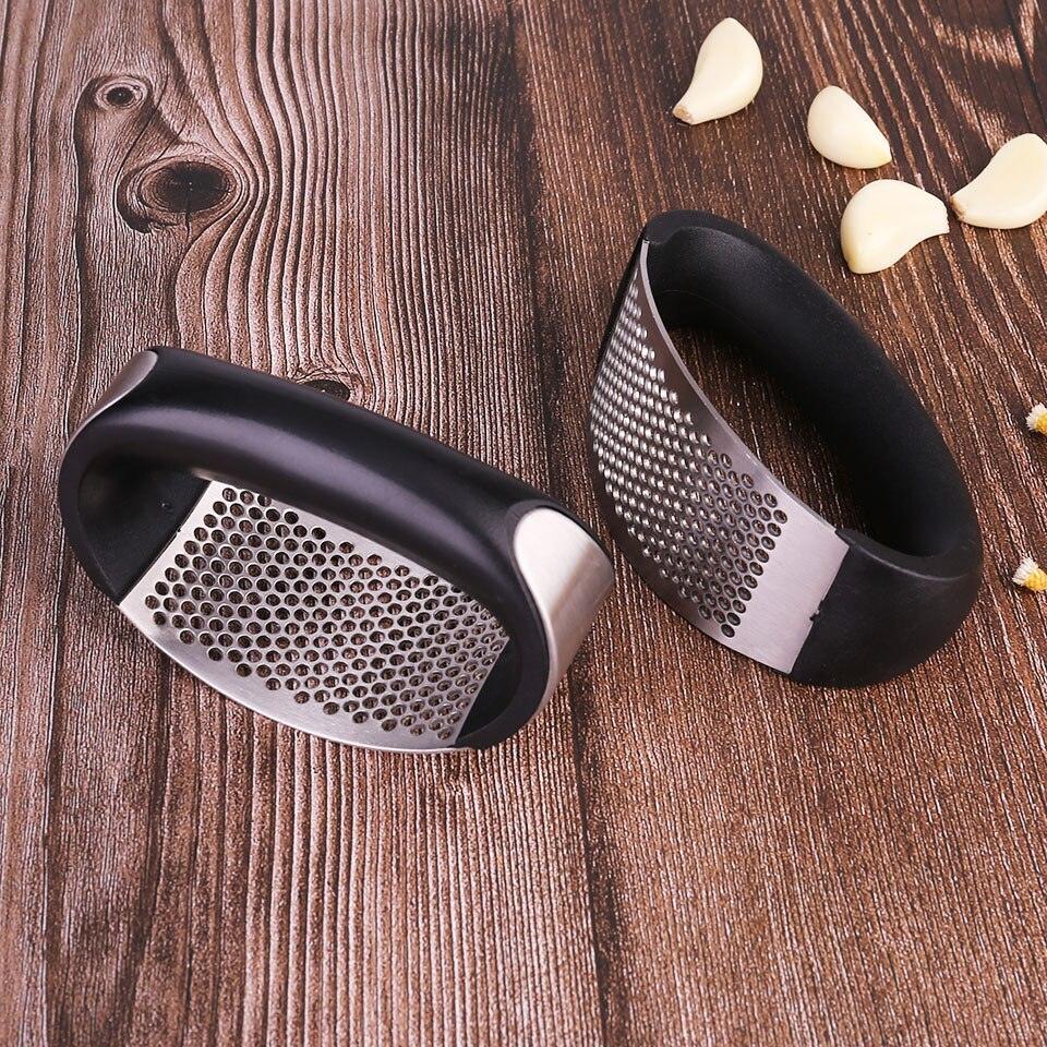 Manual Garlic Press Stainless Steel kitchen Gadgets Garlic Grater Grinder Ginger Press Kitchen Accessorie Garlic Chopper Crusher - DDD.MARKET