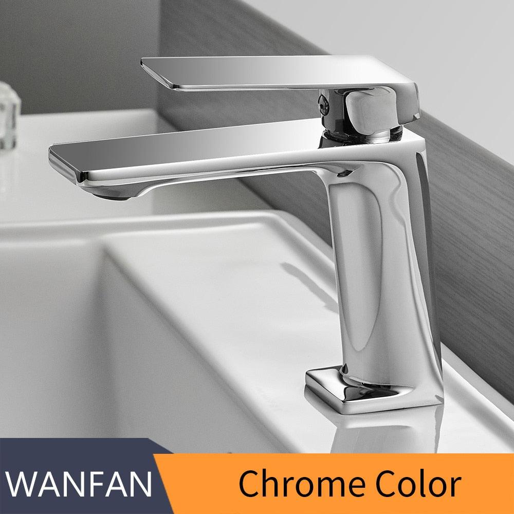 Basin Faucet Brushed Nickel Torneiras Bathroom Sink Faucet Single Handle Hole Faucet Basin Taps Hot Cold Mixer Tap Crane 9922 - DDD.MARKET