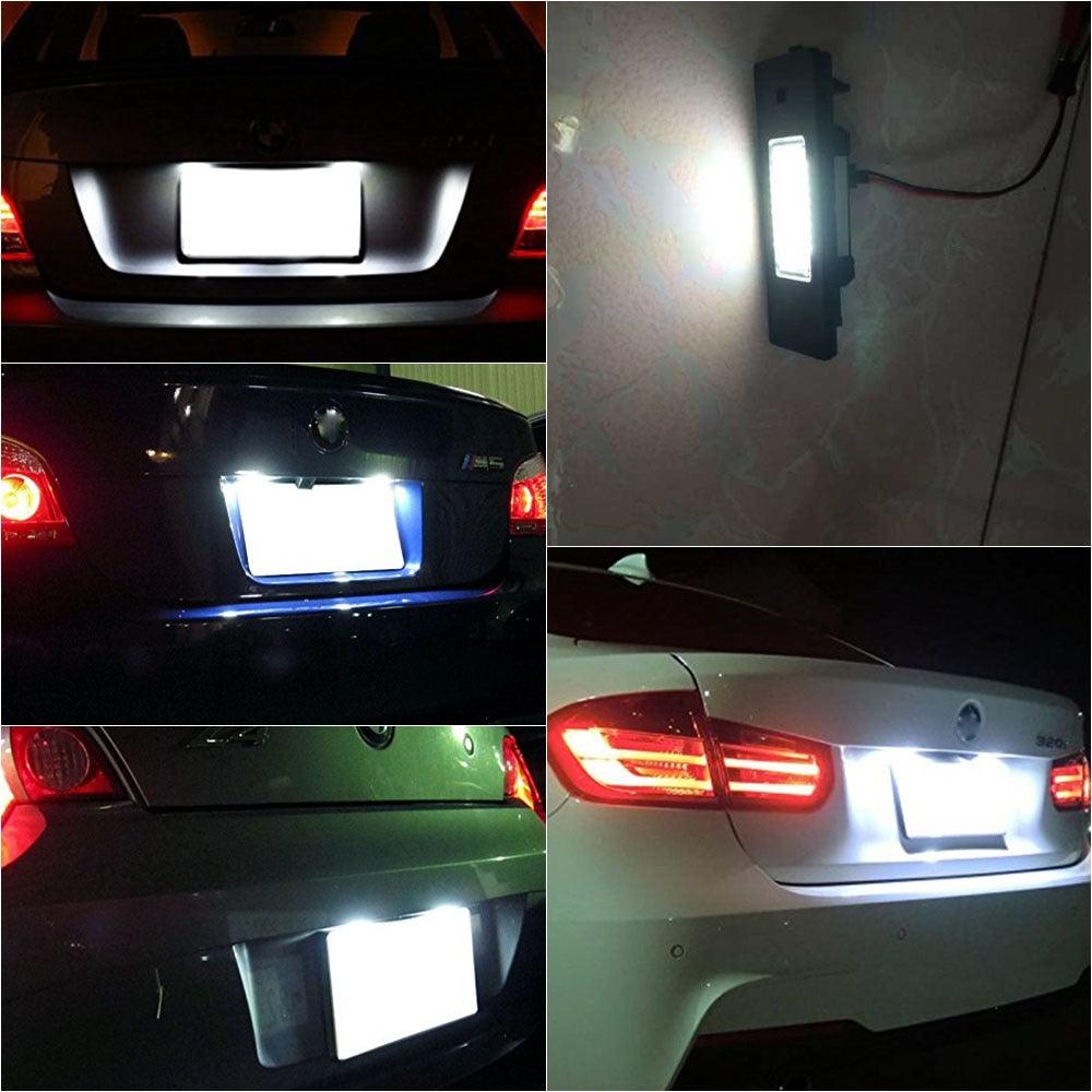 2XCar License Number Plate LED Light for BMW E81 E87 E63 E64 E89 Z4 F20 F21 MINI R55 R60 R61 Fiat Light Source CANBUS Trunk Lamp - DDD.MARKET