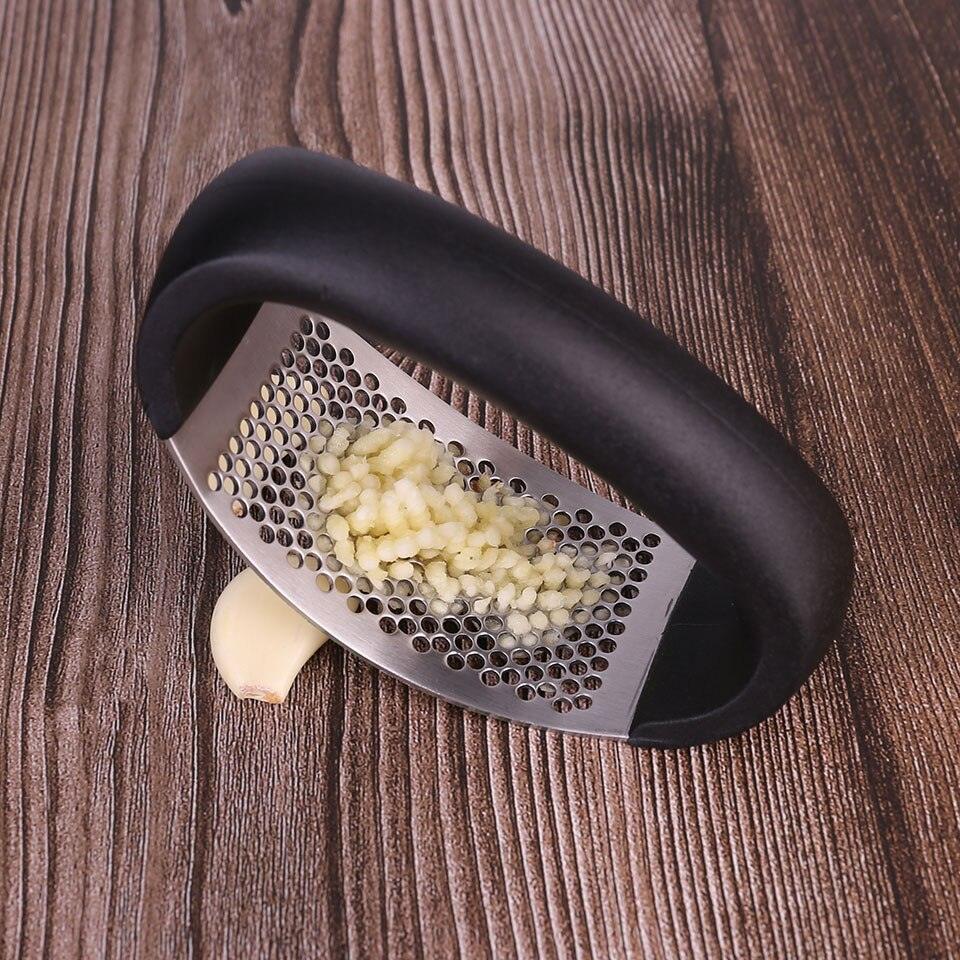 Manual Garlic Press Stainless Steel kitchen Gadgets Garlic Grater Grinder Ginger Press Kitchen Accessorie Garlic Chopper Crusher - DDD.MARKET