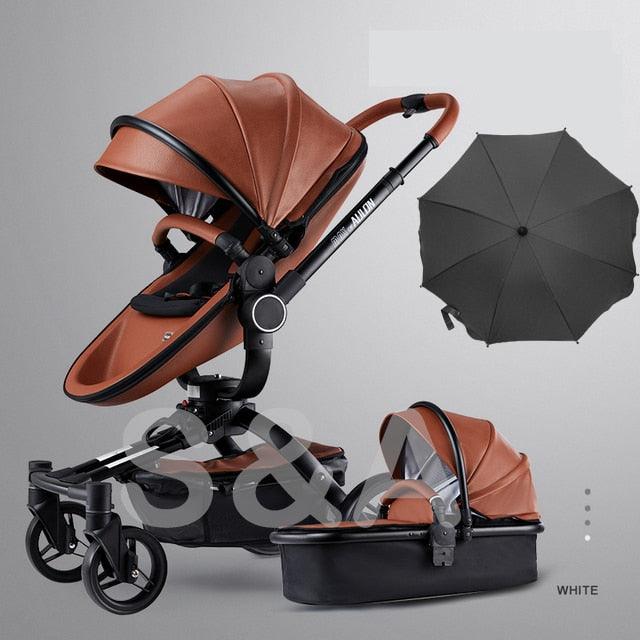 Fast and free shipping 3in1 Aulon baby stroller free return pram new model in 2021 lying and seat 2in1 carriage - DDD.MARKET