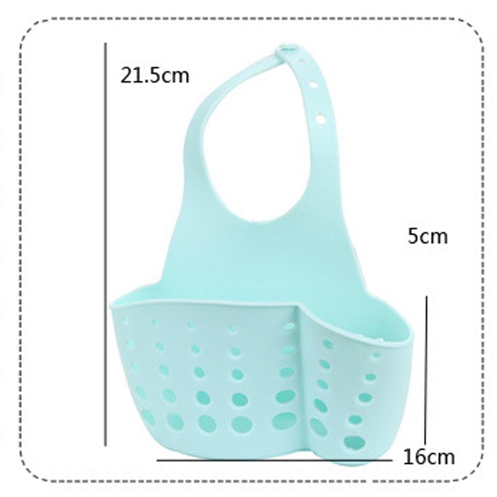 Kitchen Gadgets Portable Basket Home Kitchen Hanging Drain Basket Bag Bath Storage Tools Sink Holder Kitchen Accessory Utensils - DDD.MARKET