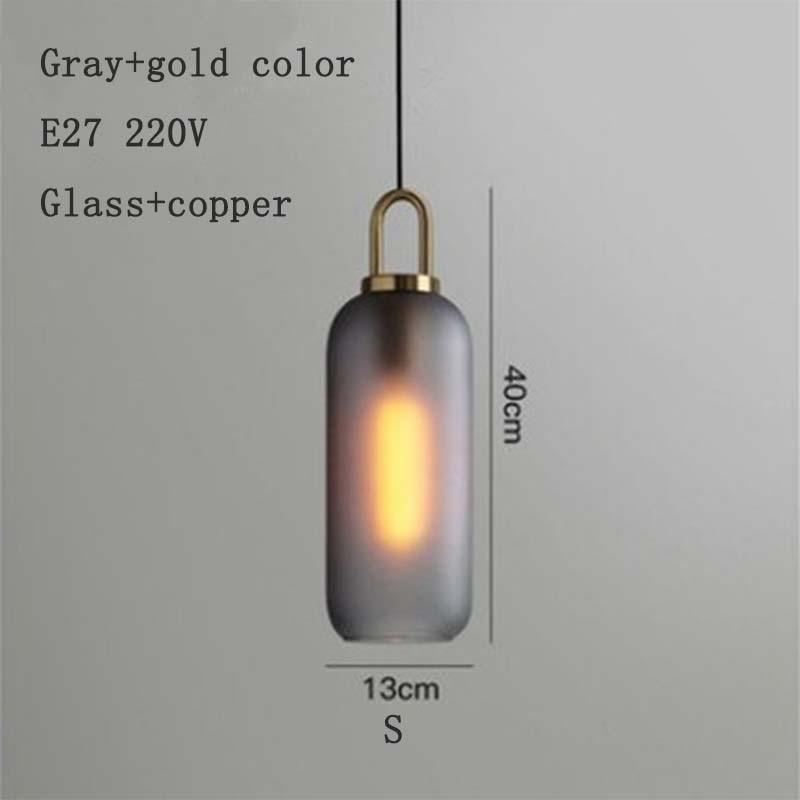 Nordic modern simple glass ball LED E27 pendant lights interior lighting lamps restaurant bedroom stair decoration hanging light - DDD.MARKET