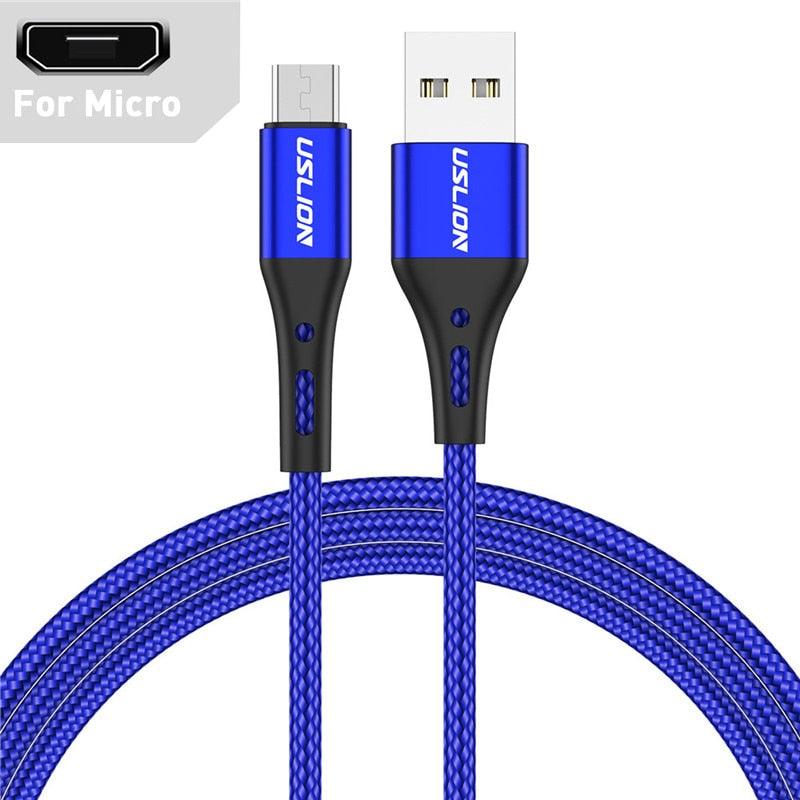 3A USB Type C Cable Wire For Samsung S10 S20 Xiaomi mi 11 Mobile Phone Fast Charging USB C Cable Type-C Charger Micro USB Cables - DDD.MARKET