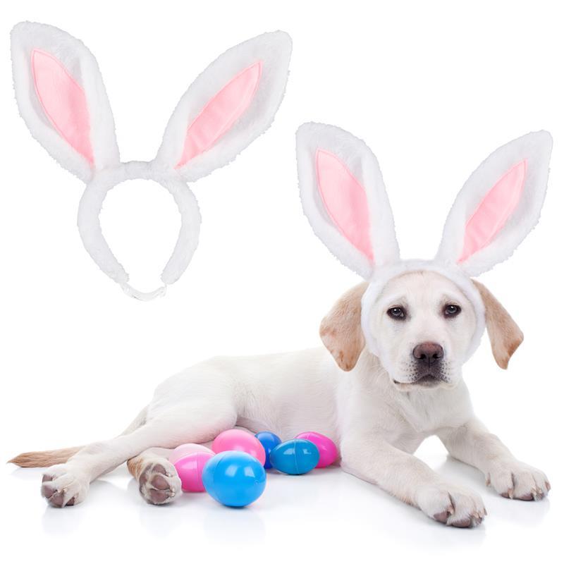 1pc Bunny Ears Decor Pet Headband Cute Dog Rabbit Ears Headwear Pet Headdress For Easter Hair Accessories Pet Supplies - DDD.MARKET