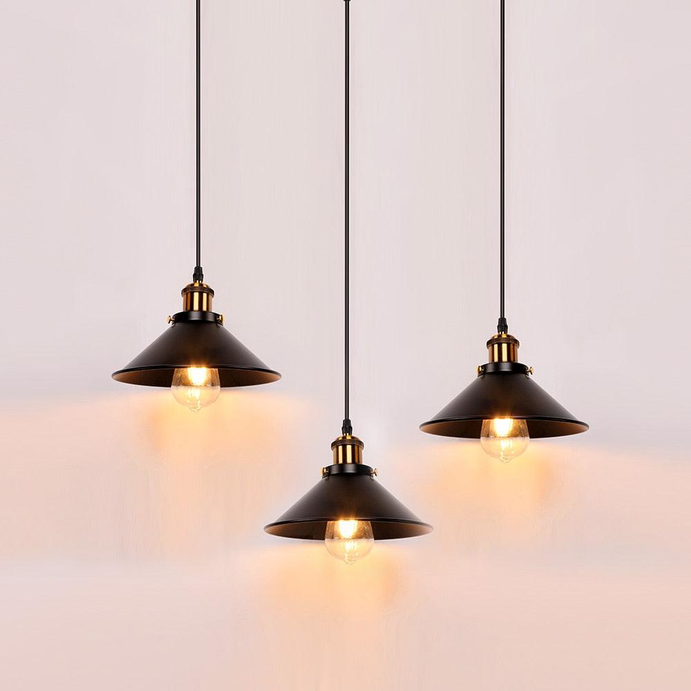 Industrial Retro Iron Interior Decoration LED E27 Pendant Light for Bedroom Kitchen Restaurant Bar Balcony Small Pendant Lamps - DDD.MARKET