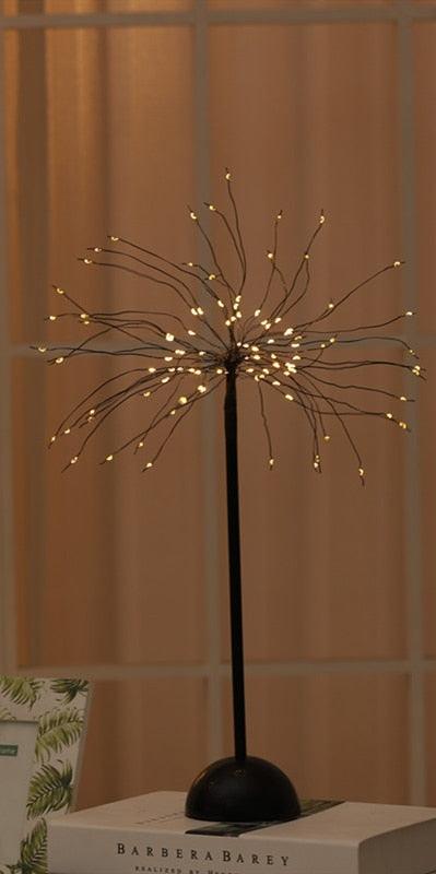 Fairy Tree Table Lamp Battery/USB Copper Wire LED Fire Mini Decorative Desk Night Light Home Bedroom Gifts Christmas Decoration - DDD.MARKET