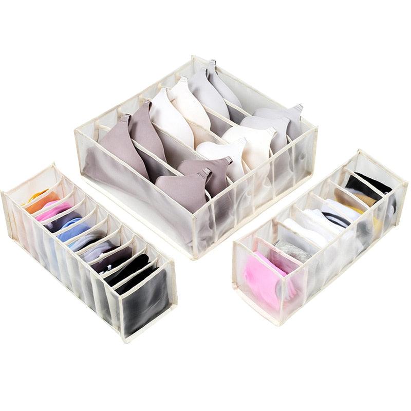 Underwear Bra Organizer Storage Box Drawer Closet Organizers Divider Boxes For Underwear Scarves Socks Bra - DDD.MARKET