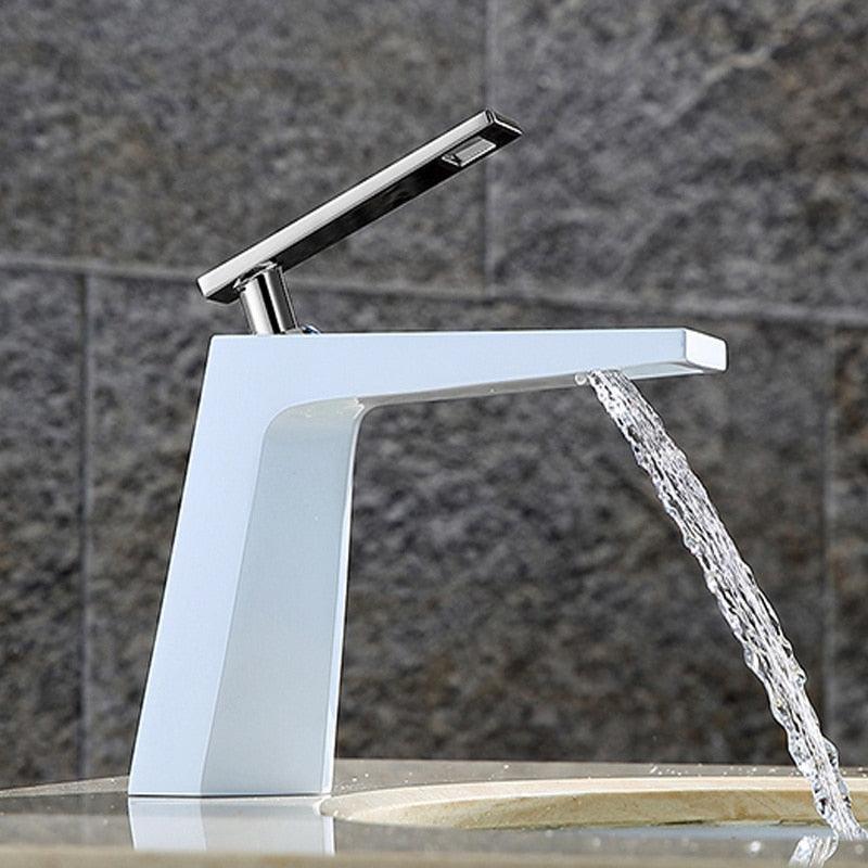 Basin Faucet Brushed Nickel Torneiras Bathroom Sink Faucet Single Handle Hole Faucet Basin Taps Hot Cold Mixer Tap Crane 9922 - DDD.MARKET