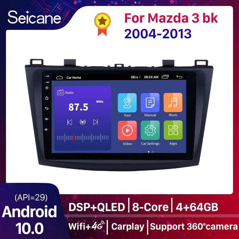 Seicane 9 Inch Android 11 Car Radio For Mazda 3 II For Mazda3 BL 2009-2013 GPS Navi 4G Multimedia Player Head Unit Auto Stereo - DDD.MARKET