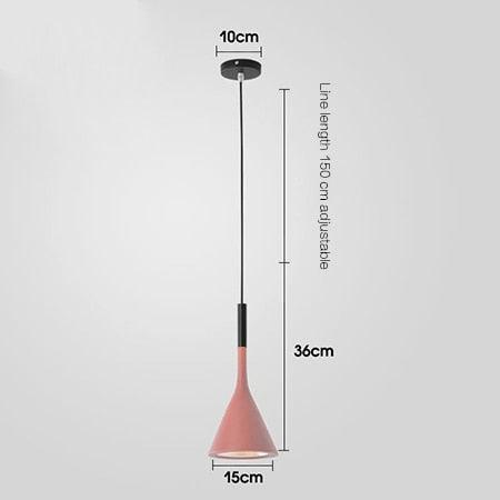 SANDYHA Modern Led Pendant Lights Black White Kitchen Fixtures Bedroom Table Dining Room Hanging Lamp Lampshade Home Chandelier - DDD.MARKET