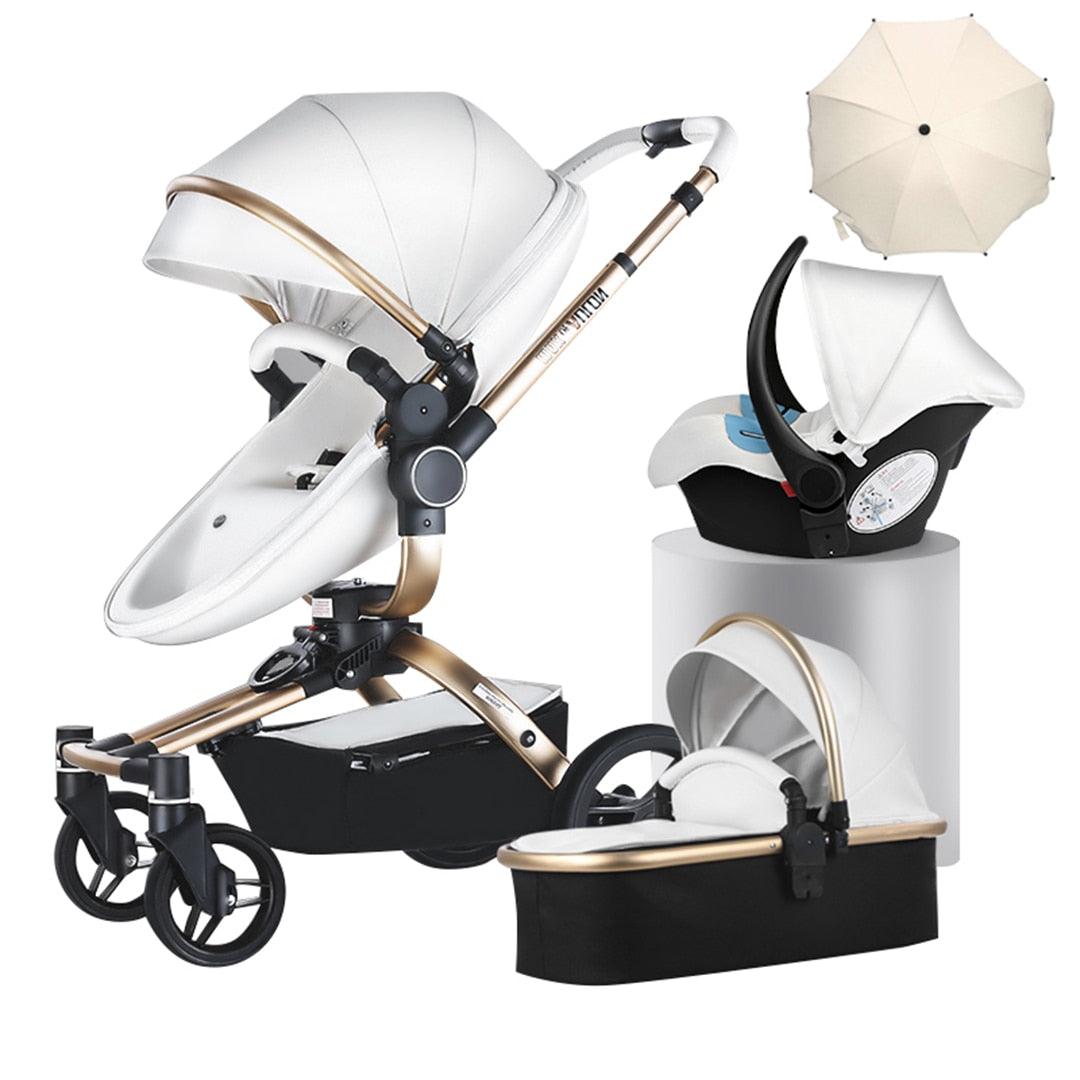 Fast and free shipping 3in1 Aulon baby stroller free return pram new model in 2021 lying and seat 2in1 carriage - DDD.MARKET