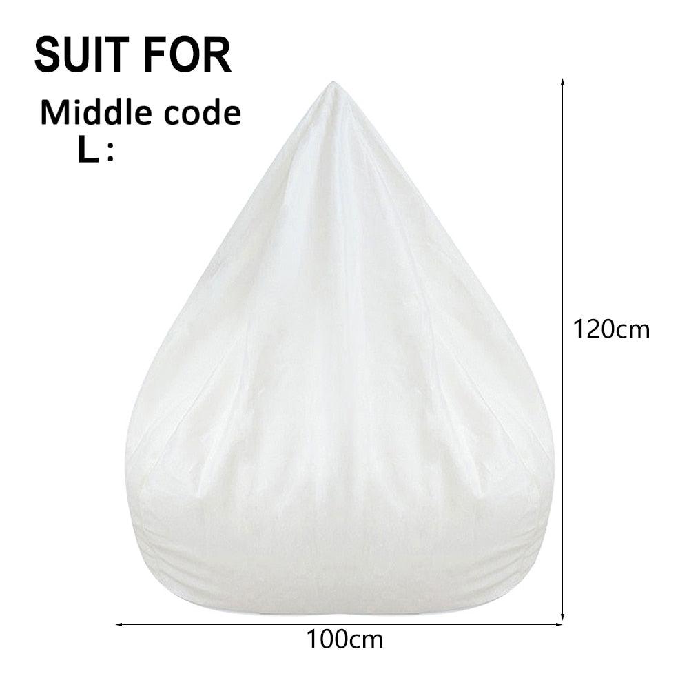 Lazy Bean Bag Sofa Cover Inner Lining Suitable for Bean Bag Cover Stuffed Toy Clothes Living Room Furniture Accessories - DDD.MARKET