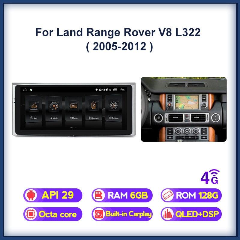 For Land Range Rover V8 L322 2002~2005 -2009-2012 Android 10 Gps Navi Auto Player Radio Apple Carplay 128GB  Multimidia Audio - DDD.MARKET