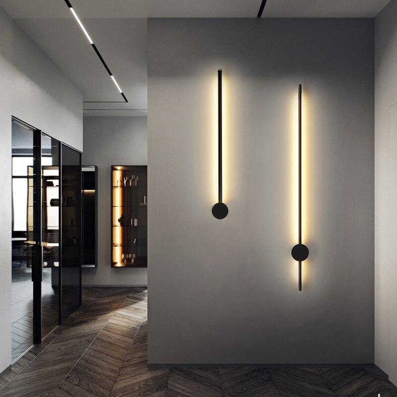 Modern LED Wall Light Revolving Indoor Long Wall Light Home Bedroom Stairs Living Room Sofa Background Wall Light - DDD.MARKET