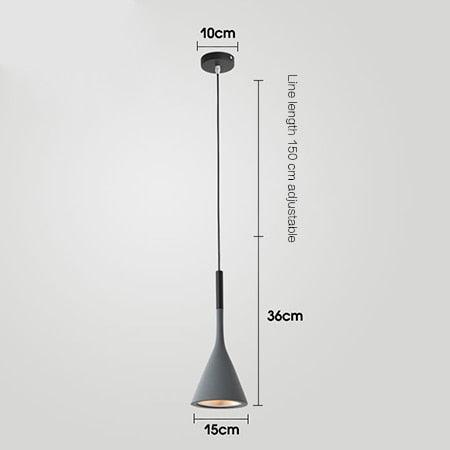 SANDYHA Modern Led Pendant Lights Black White Kitchen Fixtures Bedroom Table Dining Room Hanging Lamp Lampshade Home Chandelier - DDD.MARKET