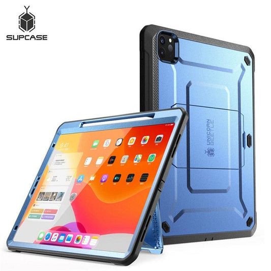 For iPad Pro 12.9 Case (2020) SUPCASE UB Pro Support Apple Pencil Charging with Built-in Screen Protector Full-Body Rugged Cover - DDD.MARKET