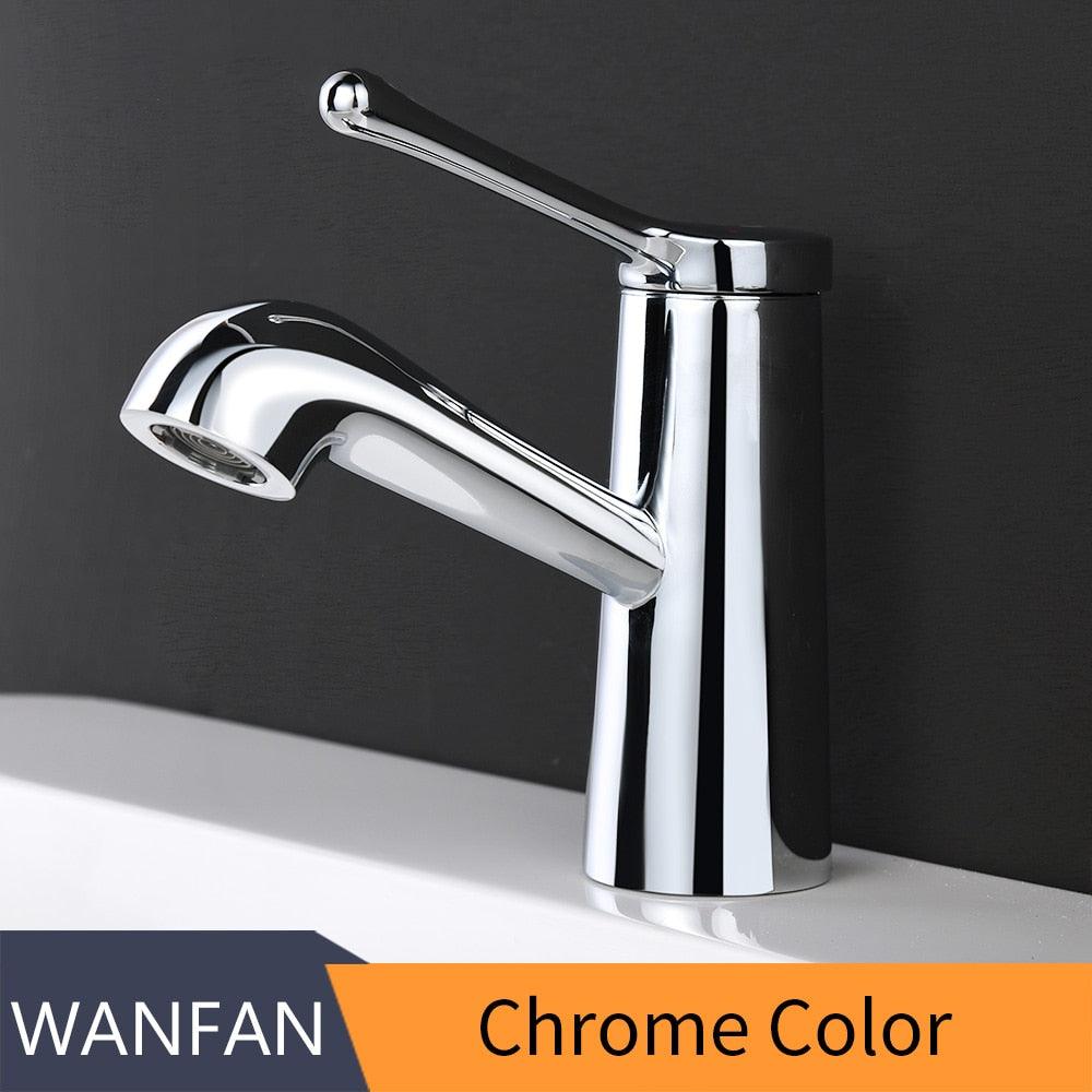 Basin Faucet Brushed Nickel Torneiras Bathroom Sink Faucet Single Handle Hole Faucet Basin Taps Hot Cold Mixer Tap Crane 9922 - DDD.MARKET