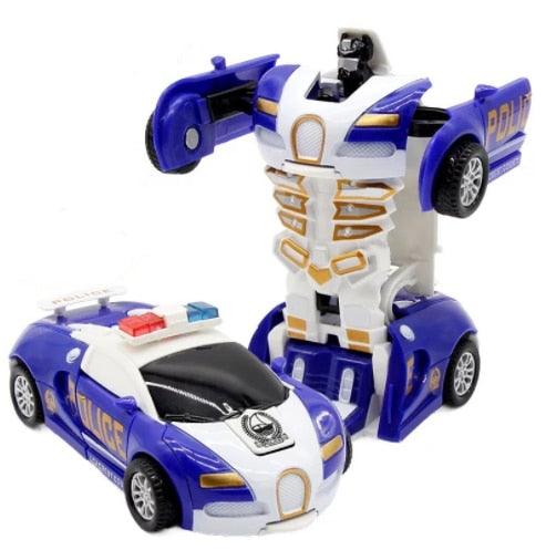 One-key Deformation Car Toys Automatic Transform Robot Plastic Model Car Funny Diecasts Toy Boys Amazing Gifts Kid Toy - DDD.MARKET